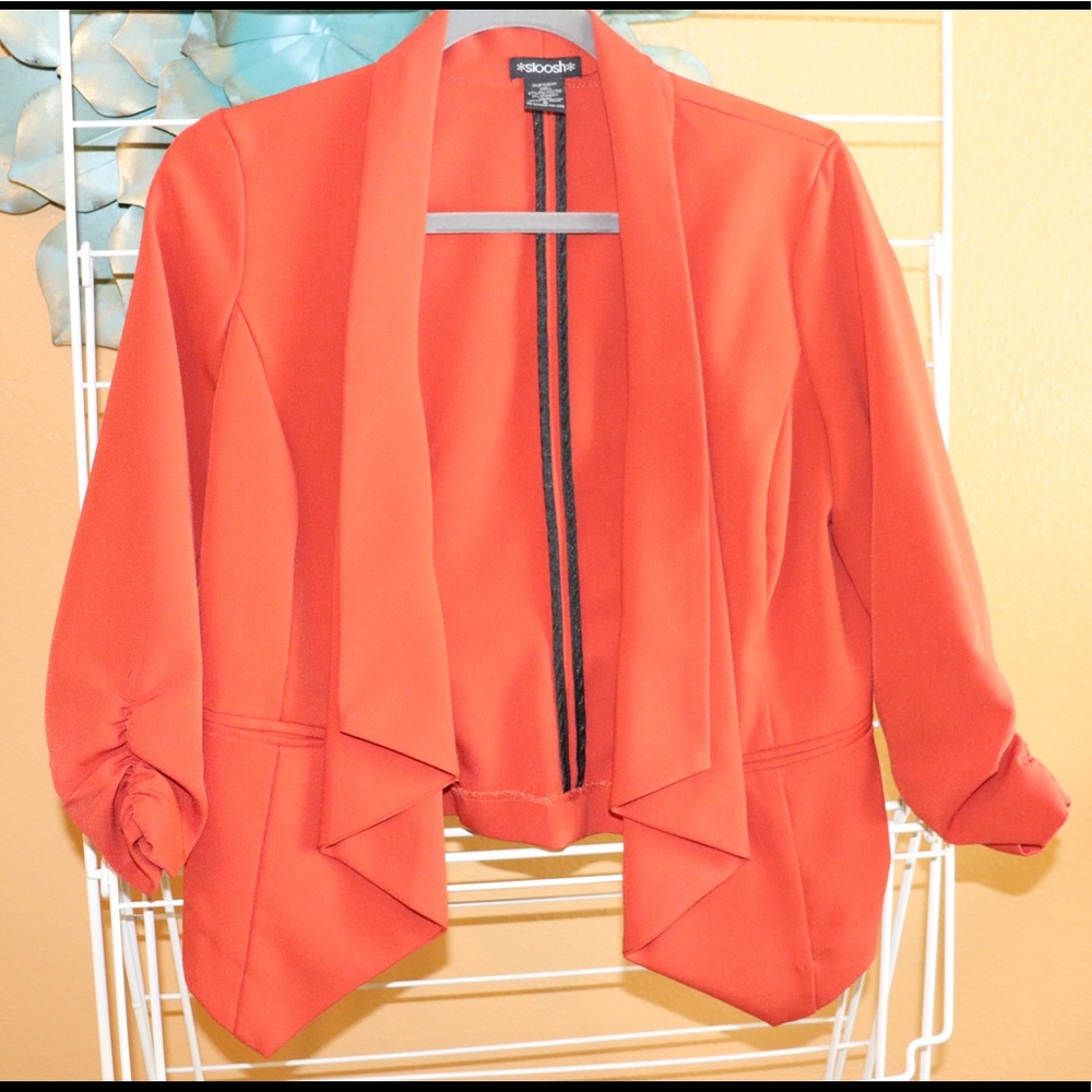 3/4 sleeve blazer